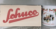 SCHUCO Holzschild mit  Logo ca