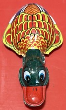 Blech Klacker Ente ca. 5x10cm