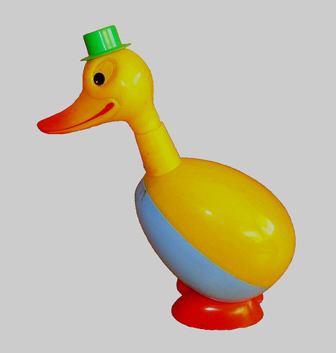 Comic ente plastik figur - ente,
