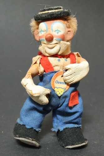Alter steiff clown - clown, 12cm