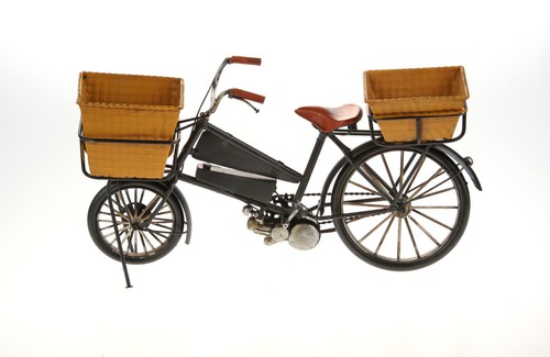 Blechmodell lieferfahrrad mit - blechmodell,