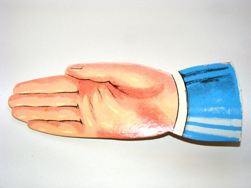 Pappe hand hüpf - pappe, mein