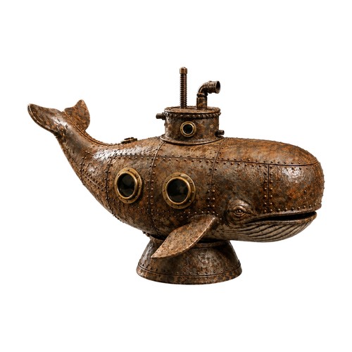 Wal unterseeboot skulptur - wal-unterseeboot,